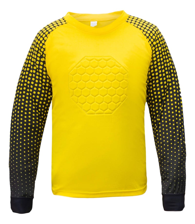 Total Soccer Factory Soccer Goalie Shirt (Yellow, Youth Medium) - Image 2